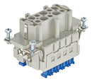 Harting 09330102748 Heavy Duty Connector 1 Ground Contact Han ES Press Insert 10 Contacts 10B Receptacle