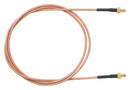 Pomona 73072-BB-24 RF / Coaxial Cable Assembly SMB Jack to RG316 50 ohm 2 ft 610 mm Brown