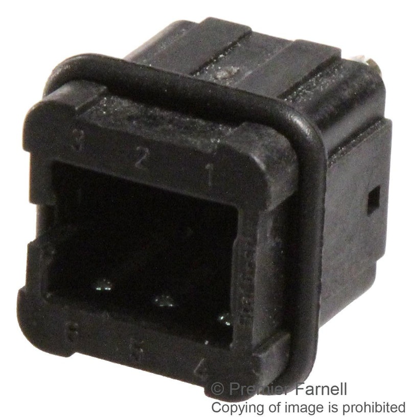 HARTING 09700062616 RECTANGULAR HAN INSERT FEMALE 6WAY SCREW