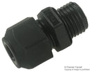 HUBBELL WIRING DEVICES SECP9GA CORD CONNECTOR, STR, NYLON 6.6, PG9, GREY