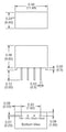 XP Power IK2403SA Isolated Through Hole DC/DC Converter ITE 1:1 250 mW 1 Output 3.3 V 75.7 mA