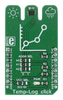 Mikroelektronika MIKROE-2886 Add-On Board Temperature Logger Click Mikrobus Connector