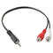 PRO Signal 35S2R-12 3.5 MM TO RCA Female Connector Stereo LENGTH: 12 FEATURES: USE for Connecting A Line Output AN Amplifier or Other