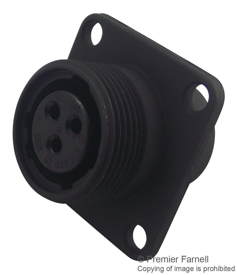 HIROSE(HRS) JR25WR-24S(31) Circular Connector JR-W Series Flange Mount Receptacle 24 Contacts Solder Socket Threaded