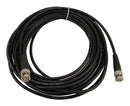 L-COM CC58C-25 RF / Coaxial Cable Assembly BNC Plug to RG58C 50 ohm 25 ft 7.6 m Black New