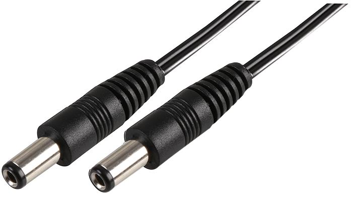 PRO Power PPW00030 Barrel Cord 2.5mm DC Plug 3.28 ft 1 m Black