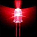 Tanotis  500PCS LED 3MM Red Color Top Round RED Llight Lamp Super Bright