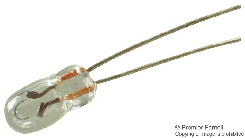 CEC INDUSTRIES 680 LAMP, INCANDESCENT,WIRE LEADED, 5V, 300MW