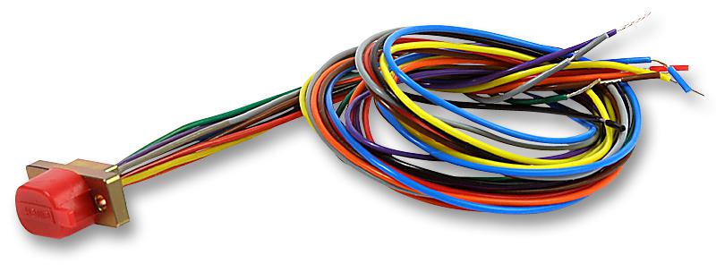Cinch Connectivity Solutions DCCM-37S6E518.0B-LF Micro D Cable Assembly Micro-D Receptacle to Free End 37 Ways 1.4 ft 450 mm