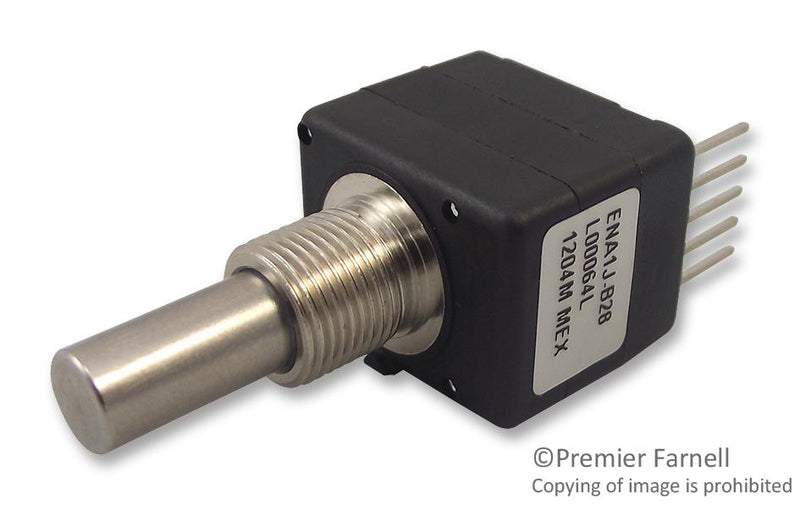 Bourns ENA1J-B28-L00064L Rotary Encoder Optical Incremental 64 PPR 0 Detents Vertical Without Push Switch