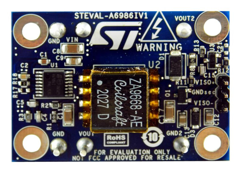 Stmicroelectronics STEVAL-A6986IV1 Evaluation Board A6986I Power Management Synchronous Buck Regulator New