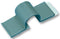 Panduit A2C12-A-C8 A2C12-A-C8 Fastener C Clip Dual Pad Adhesive Backed Cable Clamp PVC (Polyvinylchloride) Grey 33 mm
