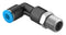 Festo QSLL-1/4-6 Pneumatic Fitting Push-In L-Fitting R1/4 14 bar 6 mm PBT (Polybutylene Terephthalate) Qsll