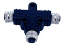 Norcomp T54-A03-FMMR001 T Splitter Conn 3P M8 RCPT-2X3P Plug