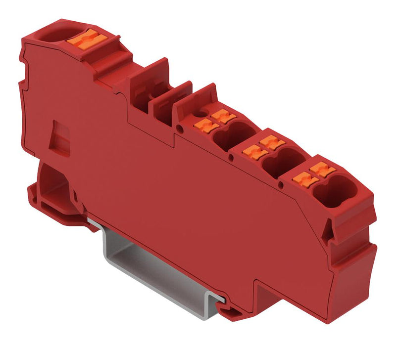 Wago 2206-8033 Terminal Block DIN Rail 7POS 8AWG New