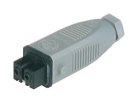 Lumberg Automation 6180 Rectangular Power Connector 2 Contacts ST Series Cable Mount Screw 6.6 mm Receptacle