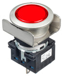 Idec LB6MP-1T04R LED Panel Mount Indicator Red 24 V 18.2 mm IP65