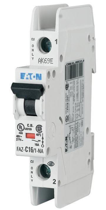 Eaton Cutler Hammer FAZ-C15/1-NA-SP FAZ-C15/1-NA-SP Product Range:FAZ Series