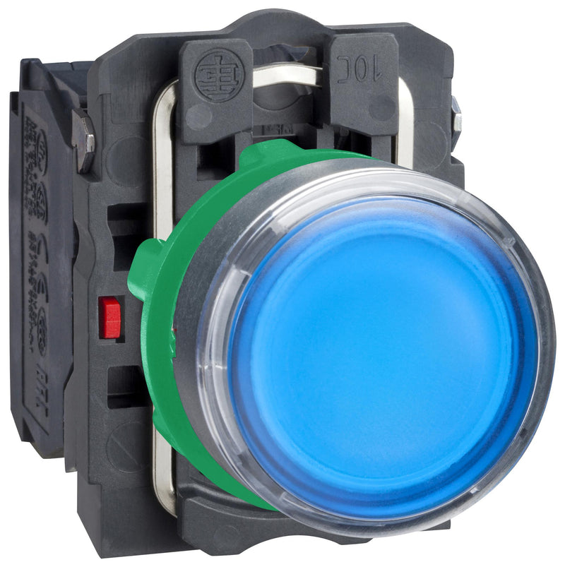 Schneider Electric XB5AW36B5 Pushbutton Switch Industrial Harmony XB5 Series 22 mm SPST-NO SPST-NC Momentary Flush