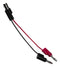 Mueller Electric BU-5220-A-4-0 BNC Breakout Jack 4mm Stackable Banana Plugs x 2 4 " 101.6 mm Black Red 10 A