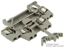 Wago 280-519 DIN Rail Mount Terminal Block 4 Ways 28 AWG 12 2.5 mm&sup2; Clamp 20 A