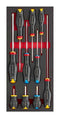 Facom MODM.AT5 MODM.AT5 Screwdriver Set 10 Pieces Protwist Series