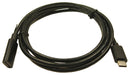 Cliff Electronic Components FCR72004 FCR72004 USB Cable Extension Type C Plug to Receptacle 1.5 m 4.9 ft 3.1