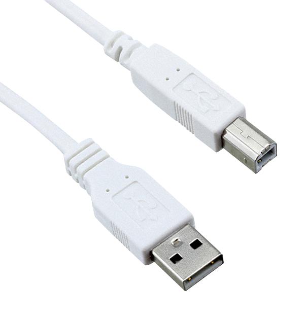 Qualtek Electronics 3021063-10 USB Cord 2.0 A PLUG-B Plug 10FT