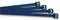 Hellermanntyton 111-01136 Cable Tie Metal Content Nylon 6.6 (Polyamide 6.6) Blue 380 mm 7.6 100 120 lb