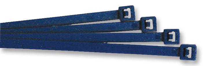 Hellermanntyton 111-01136 Cable Tie Metal Content Nylon 6.6 (Polyamide 6.6) Blue 380 mm 7.6 100 120 lb