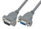 L-COM CSM9MF-5 Computer Cable D Subminiature Plug 9 Way Socket 5 ft 1.5 m Grey New