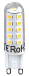 PRO Elec PEL00052 LED Replacement Lamp Clear Capsule G9 Warm White 3000 K Not Dimmable 270&deg;