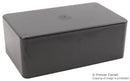 BUD INDUSTRIES CU-3285. ENCLOSURE, UTILITY, PLASTIC, BLACK