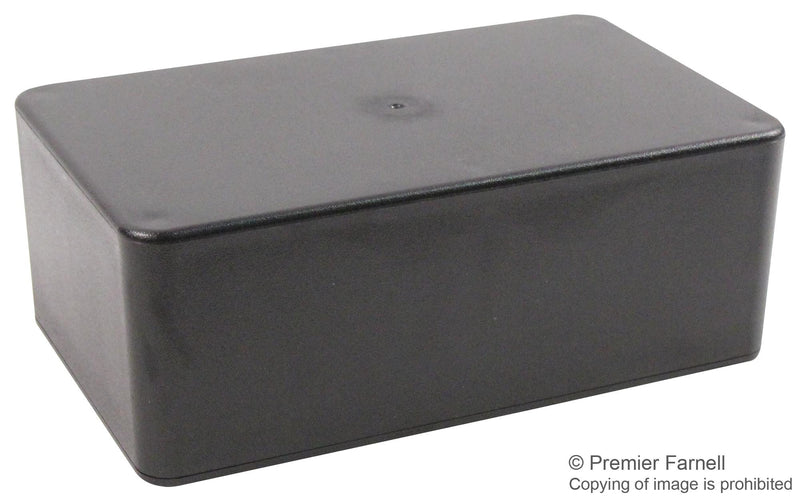 BUD INDUSTRIES CU-3285. ENCLOSURE, UTILITY, PLASTIC, BLACK