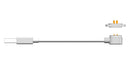 Multicomp PRO MP009318 Magnetic Connector Cable Assembly USB Type A Plug 2 Position 1 800 mm 31.5 "
