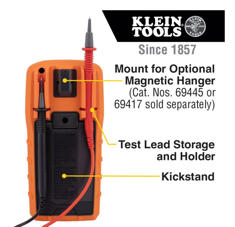 Klein Tools MM720 Digital Multimeter HH Trms 10A 1KV New