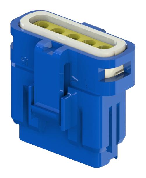 Edac 560-005-000-410 Connector Housing IP67 Blue 1-1.3mm E-Seal 560 Receptacle 5 Ways 2.5 mm