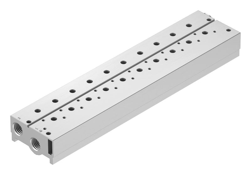 Festo VABM-B10-25S-G38-10-P3 Manifold Block 10 Outlet G3/8 Vabm Series Vuvs Solenoid Valves/VTUS Valve Assemblies