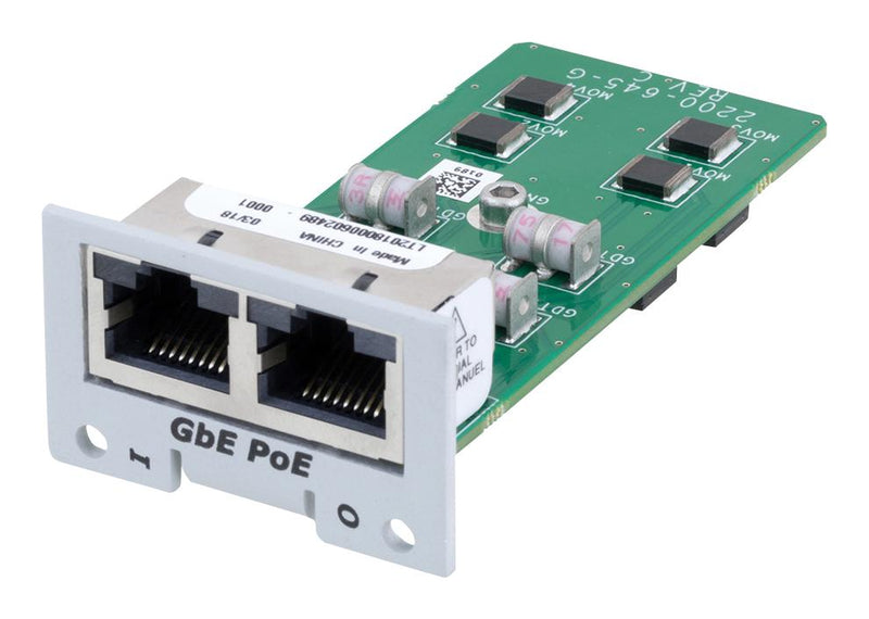 L-COM LPXT-MD-GB-POE-C1D2 1GB POE Data Line Prot Module 70VDC
