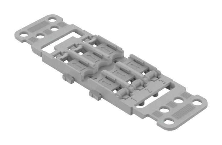 Wago 0221-2513 Mounting Carrier W/ SR 3POS DIN35 Rail