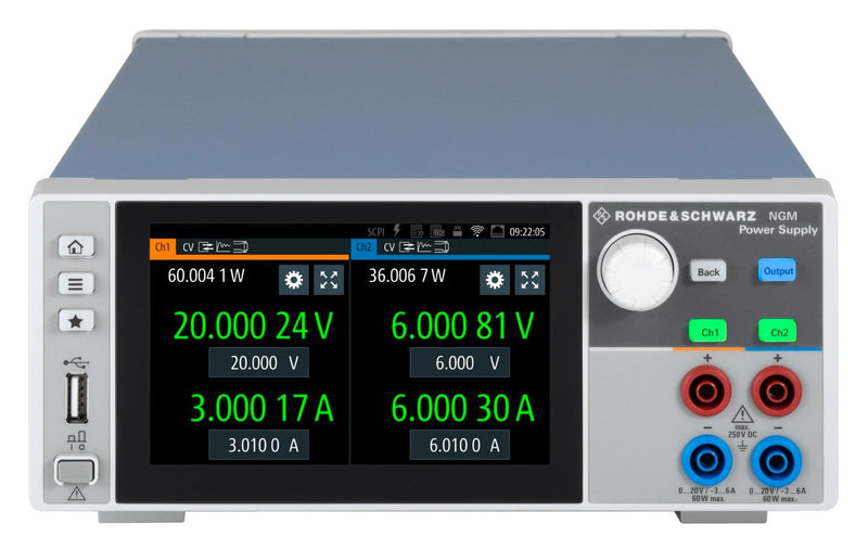 Rohde &amp; Schwarz NGM-COM2B Bench Power Supply Adjustable 4 Output 0 V 64 10 A