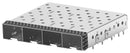 TE Connectivity 2007132-1 Cage SFP+ 1 x 4 (Ganged) Without Heat Sink Light Pipe Through Hole Press-Fit
