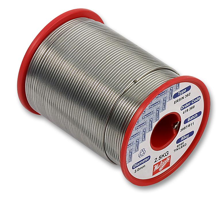 Multicore / Loctite C 511 60EN 5C 0.9MM S 500G Solder Wire Crystal 0.91mm Diameter 188&deg;C 500g