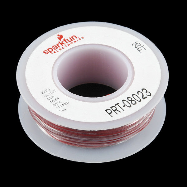Tanotis - SparkFun Hook-up Wire - Red (22 AWG) - 1