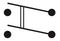 Arcolectric (BULGIN LIMITED) C1350AAAAA C1350AAAAA Rocker Switch On-Off Dpst Non Illuminated Panel Mount Black 1350