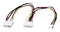 Roline 11.03.1010 Computer Cable HDD Plug 4 Way Socket + FDD 11.8 &quot; 300 mm
