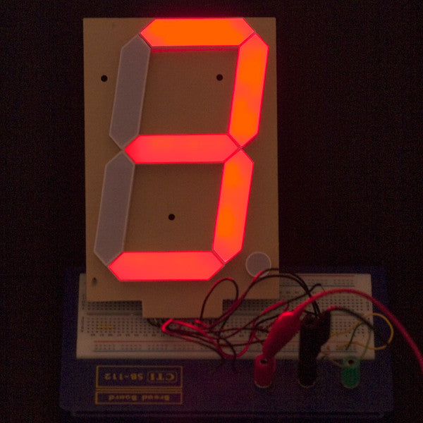 Tanotis - SparkFun 7-Segment Display - 6.5" (Red) - 6