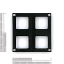 Tanotis - SparkFun Button Pad 2x2 Top Bezel Buttons/Switches - 2