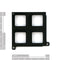 Tanotis - SparkFun Button Pad 2x2 Bottom Bezel Buttons/Switches - 2