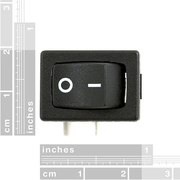 Tanotis - SparkFun Rocker Switch - SPST (right-angle) Buttons/Switches - 3
